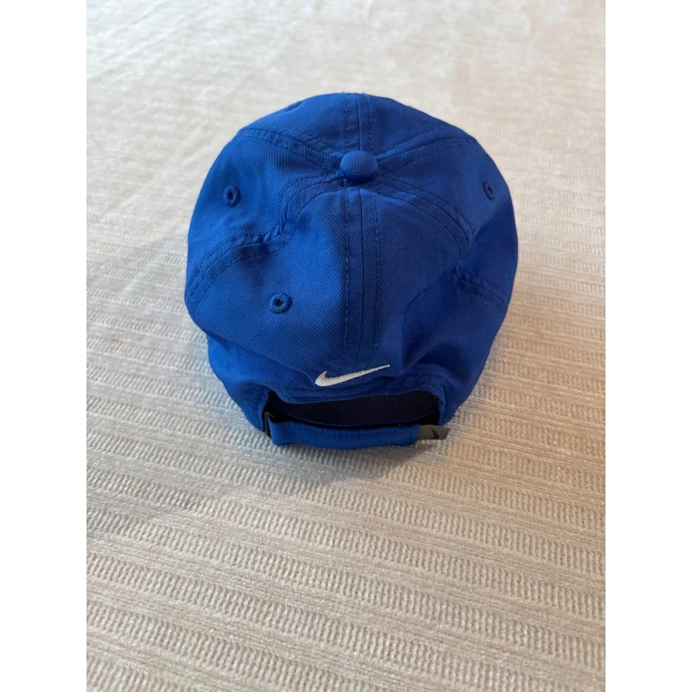 Nike Dri-FIT Kids Adjustable Royal Blue Ripstop Baseball Hat Cap 2748-U89